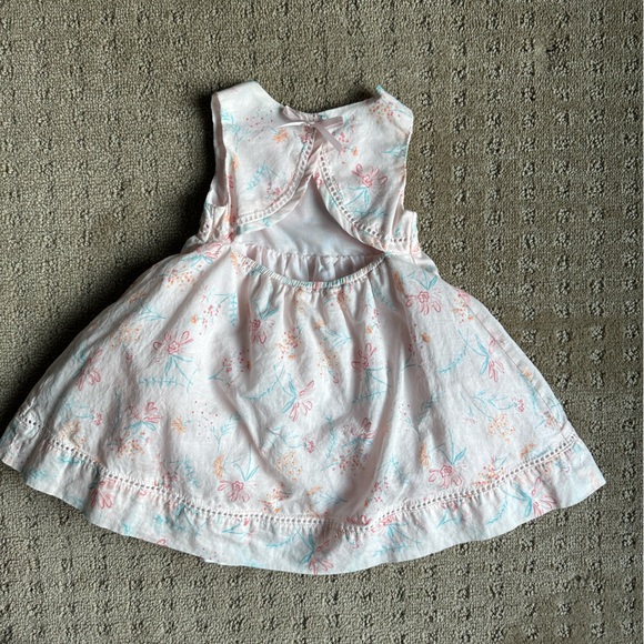 Tommy Bahama baby pink floral dress 12-18 months - Picture 4 of 6